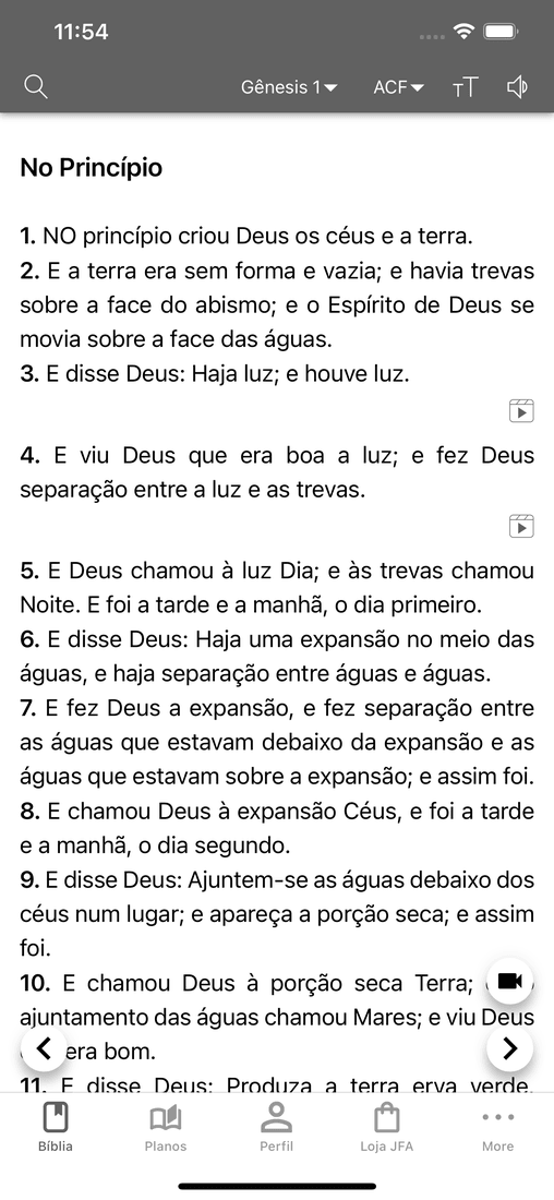 Bíblia JFA no iPhone