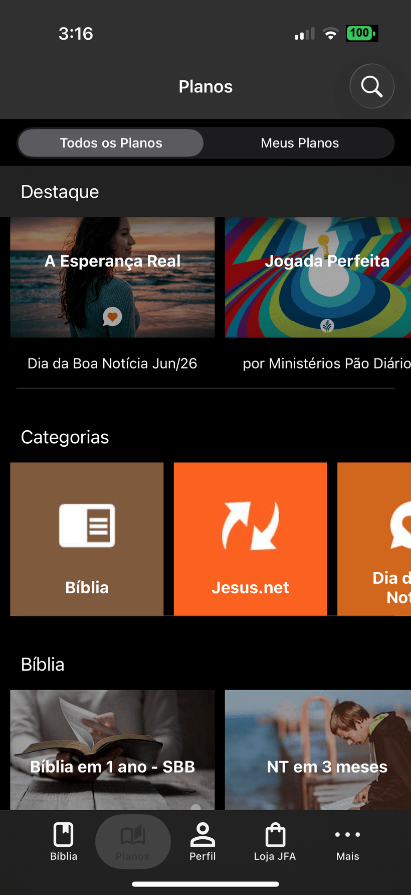 Planos e devocionais